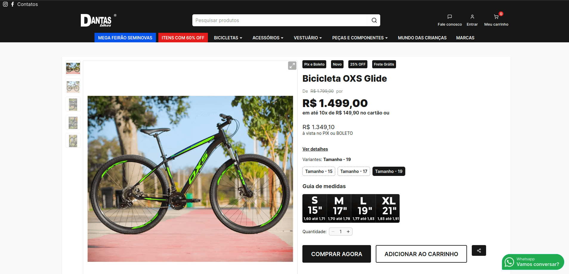 Imagem do produto do Dantas Bikes
